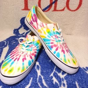 NEW Polo Ralph Lauren Mens Thorton Canvas Low-Top Sneaker Tie Dye 9 and 13